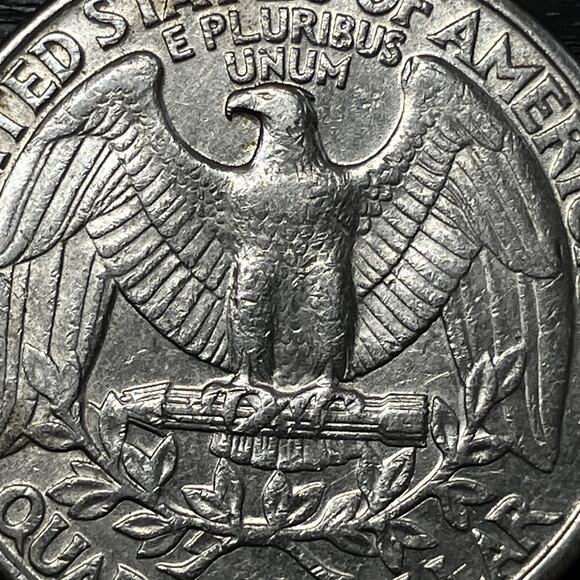 1994-D Washington Quarter RARE "A-M" Linking Error & Indent on Revers w/ Video - Picture 10 of 16